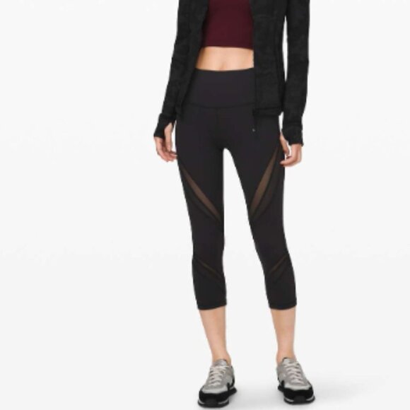 Lululemon Wunder Under High-Rise Crop 21" Mesh - Picture 6 of 6